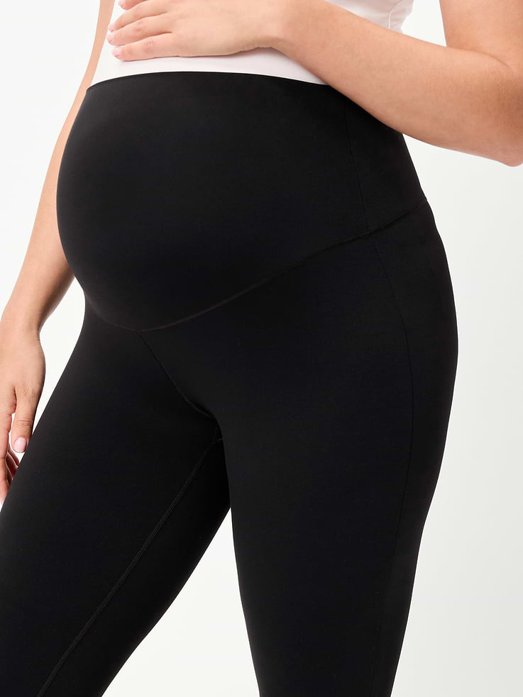 Image number 5 showing, Maternity Full-Panel StudioSmooth Flare Leggings