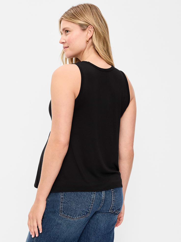L'image numéro 2 présente Camisole décontractée à encolure haute de maternité