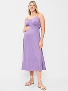 Image number 1 showing, Maternity Smocked Fit & Flare Dress