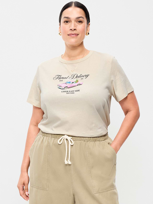 EveryWear Crew-Neck Graphic T-Shirt