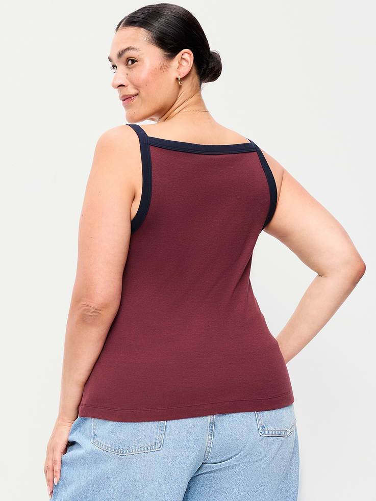 Image number 7 showing, Snug Apron-Neck Tank Top
