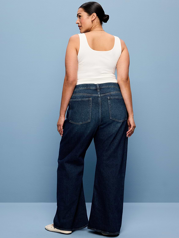Mid-Rise Twisted-Seam Flare Jeans