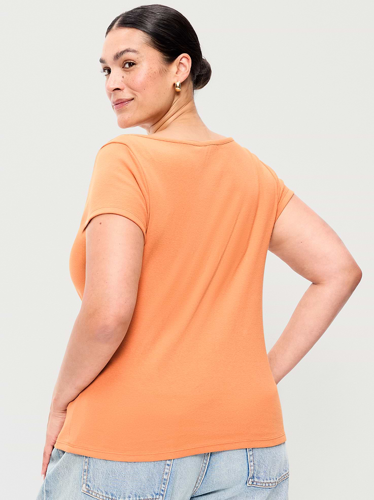 Image number 7 showing, Snug Boatneck T-Shirt