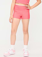 Image number 1 showing, High-Waisted PowerSoft Shorts for Girls