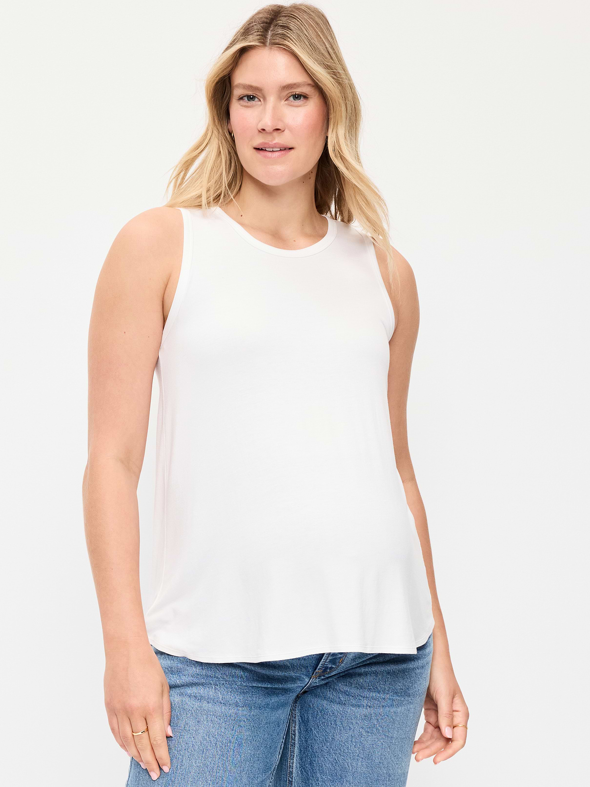 L'image numéro 1 présente Camisole décontractée à encolure haute de maternité