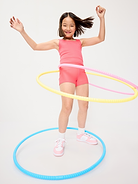 Image number 4 showing, High-Waisted PowerSoft Shorts for Girls