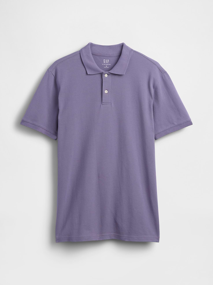 Image 5 of 5, Pique Polo Shirt