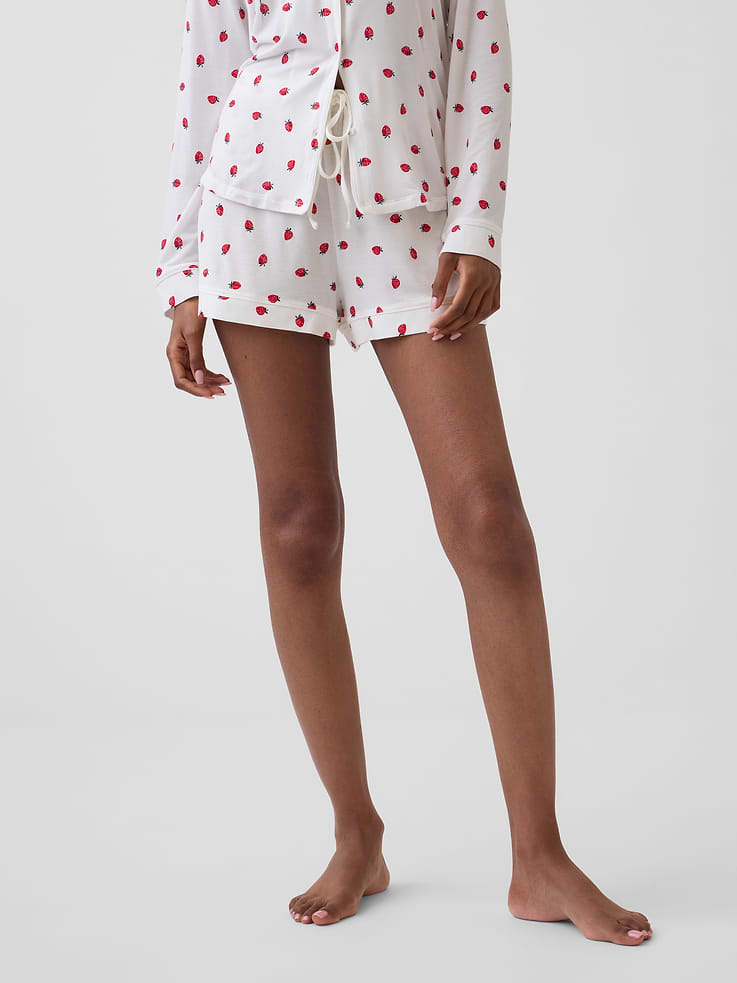 Image number 2 showing, SoftMade Modal PJ Shorts