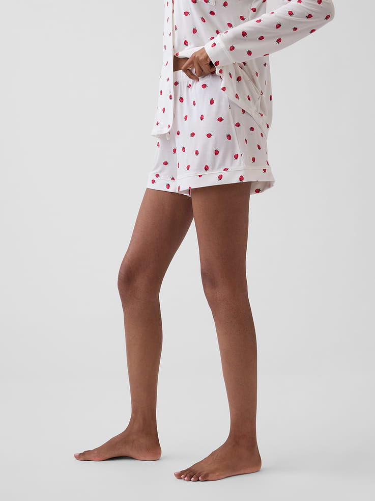 Image number 3 showing, SoftMade Modal PJ Shorts