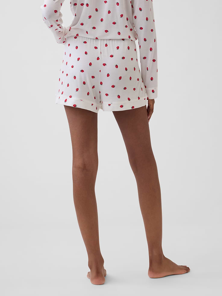 Image number 4 showing, SoftMade Modal PJ Shorts