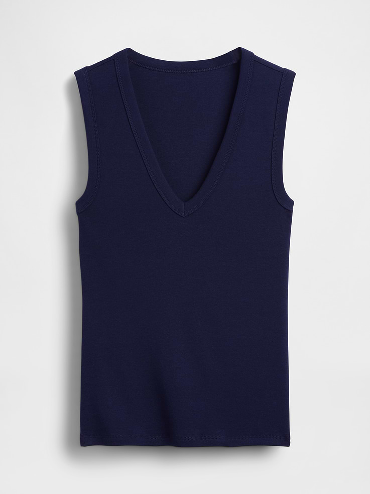 Image 5 of 5, Modern V-Neck Tank Top