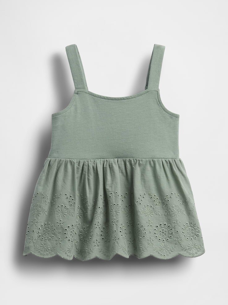 Image number 2 showing, Baby & Toddler Eyelet Hem Top