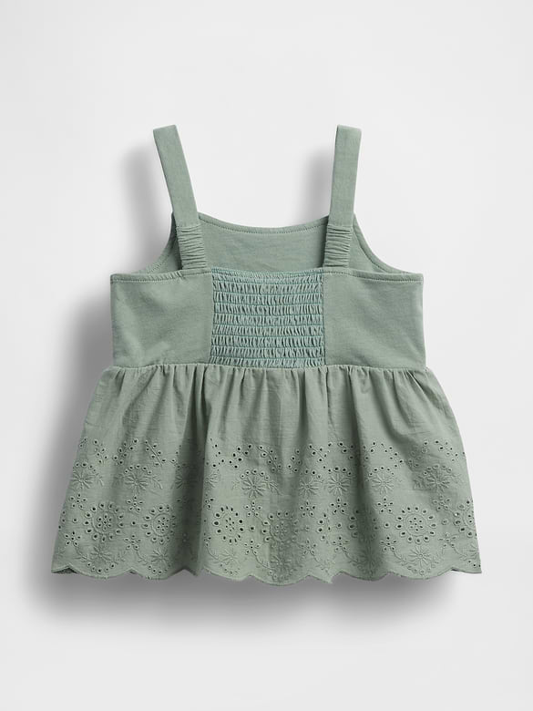 Baby & Toddler Eyelet Hem Top