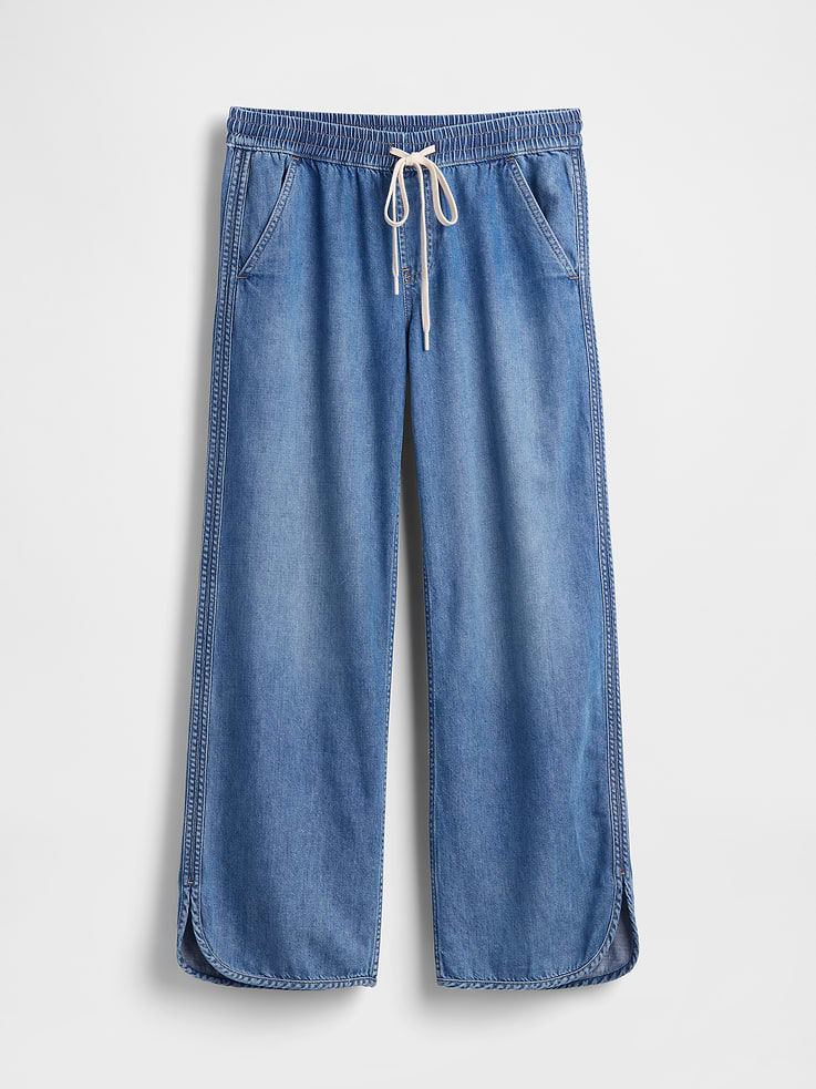 Image number 5 showing, Low Rise UltraSoft '90s Loose Easy Dolphin-Hem Jeans