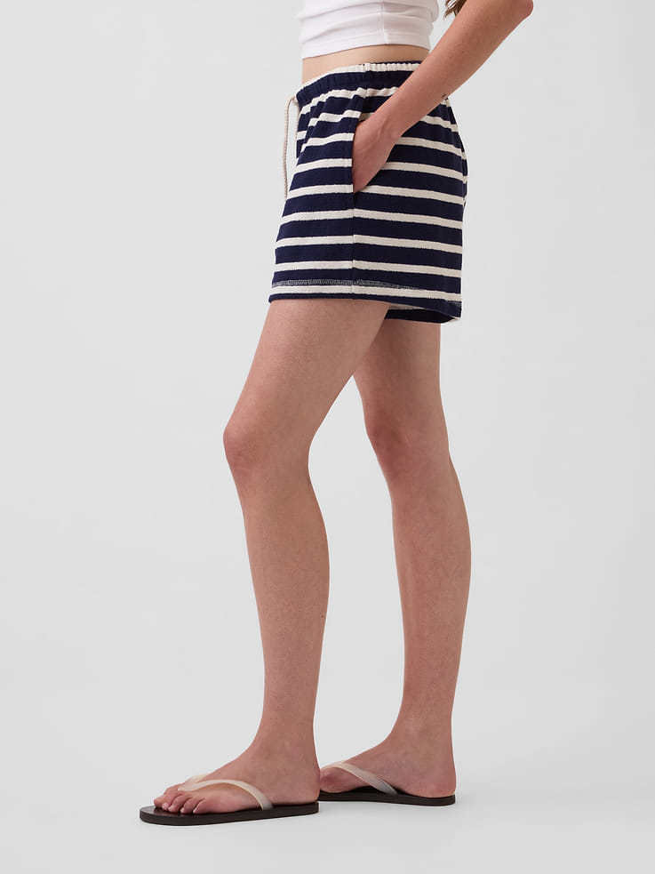 Image number 3 showing, 3.5" Towel Terry Relaxed Easy Shorts