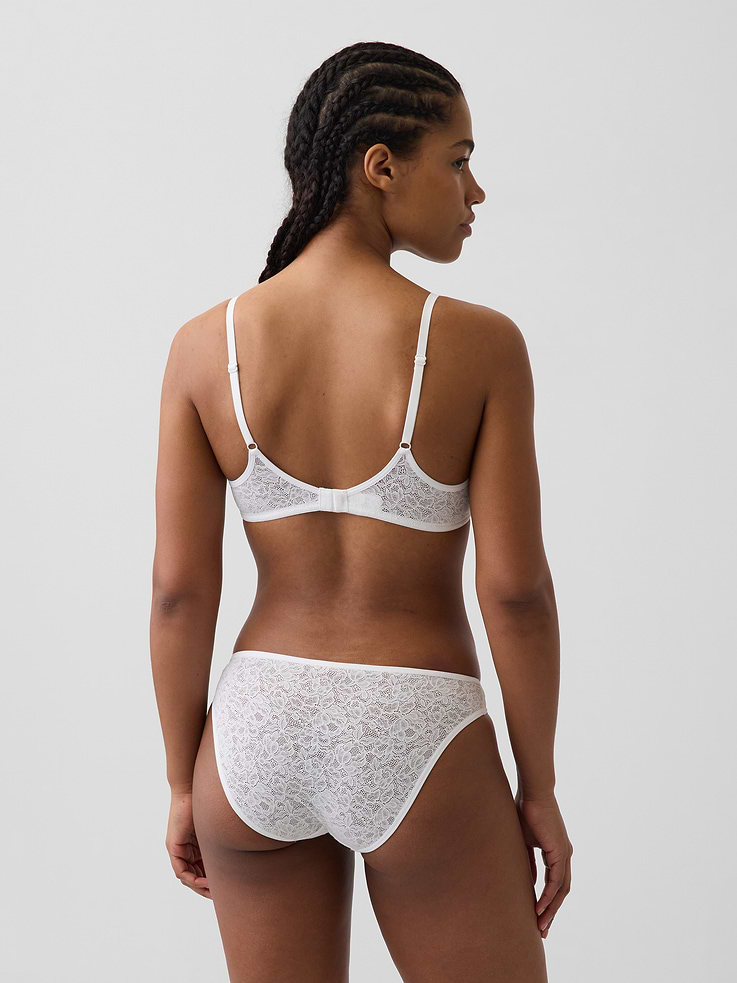 Image number 2 showing, Softest Lace Plunge Bralette