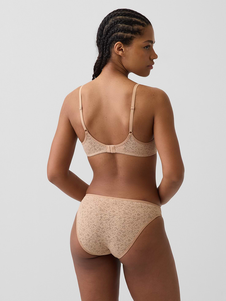Image number 2 showing, Softest Lace Plunge Bralette