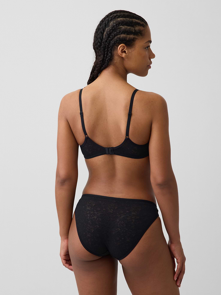 Image number 2 showing, Softest Lace Plunge Bralette