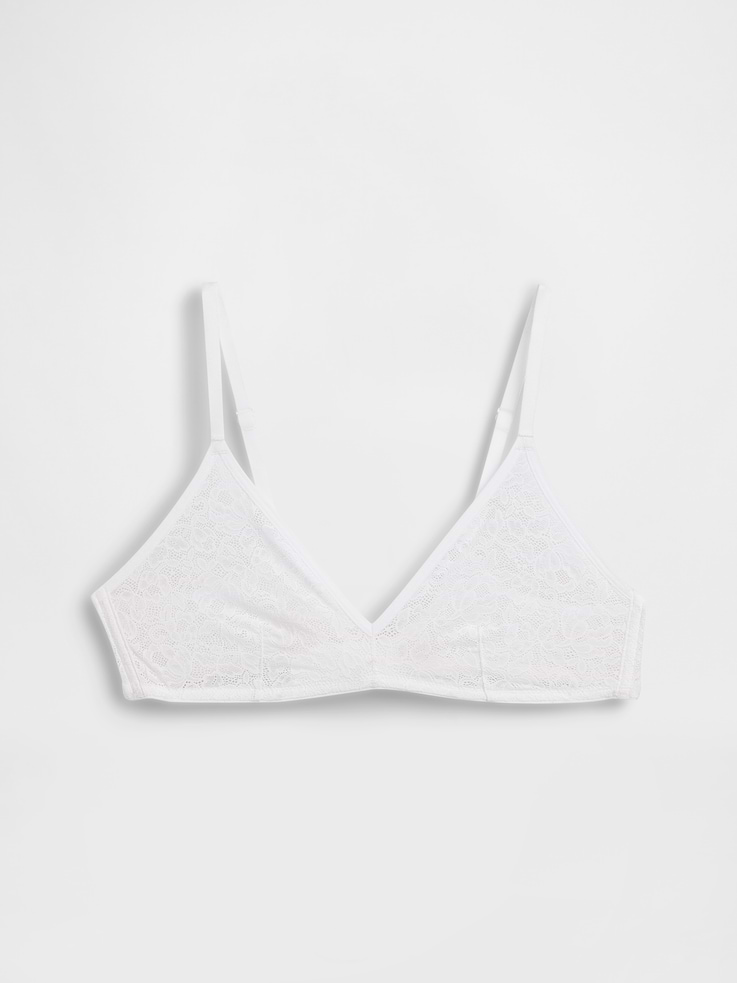 Image number 5 showing, Softest Lace Plunge Bralette