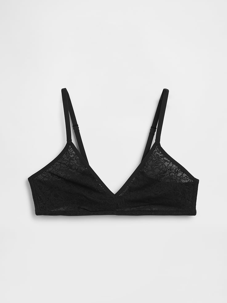 Image number 5 showing, Softest Lace Plunge Bralette