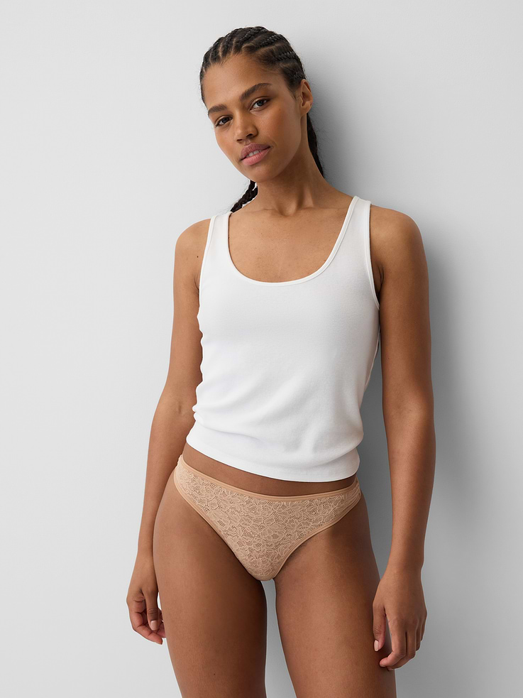 Image number 1 showing, Lace Thong