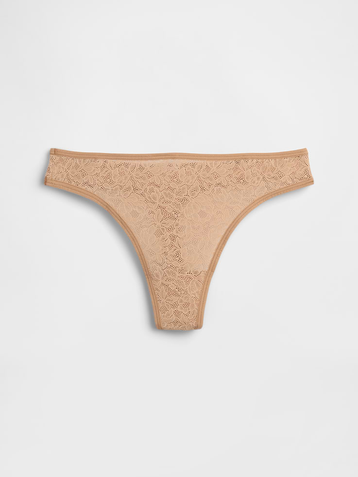Image number 5 showing, Lace Thong