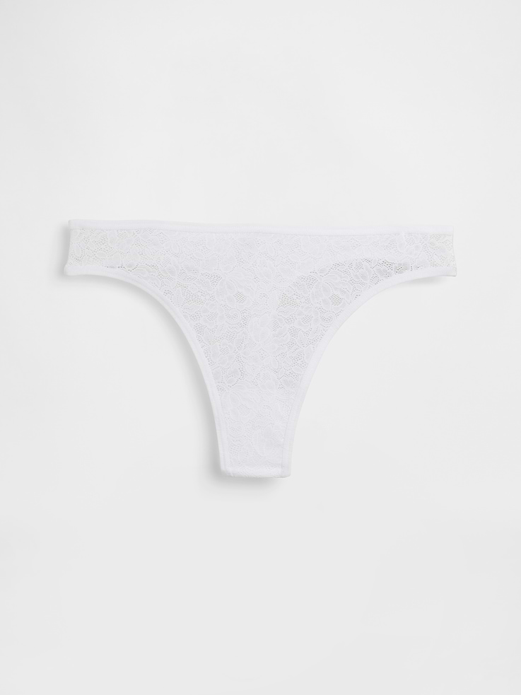 Image number 5 showing, Lace Thong
