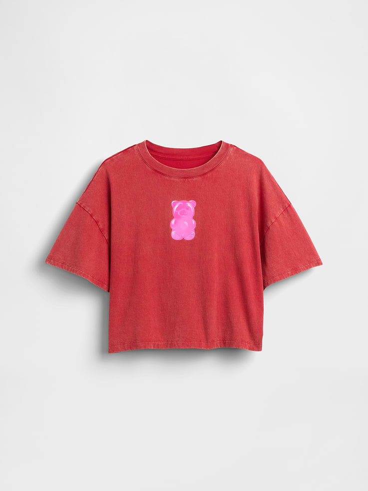 Image number 2 showing, Kids Oversized Boxy Graphic T-Shirt