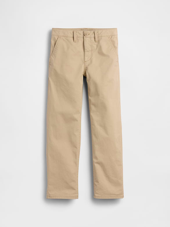 Kids Uniform Stretch Relaxed Straight Khakis