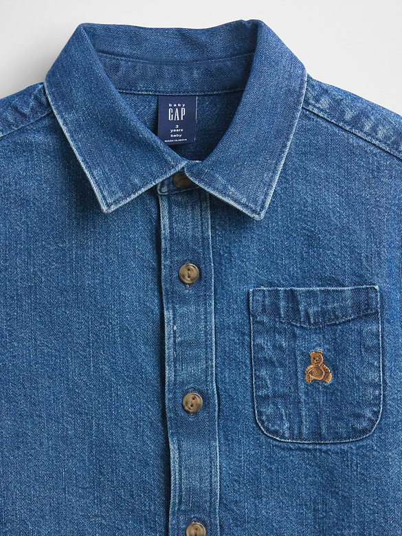 Baby & Toddler Denim Big Shirt