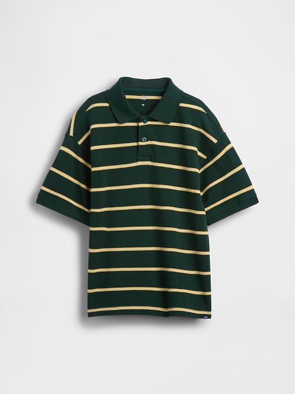 Kids Relaxed Pique Polo Shirt