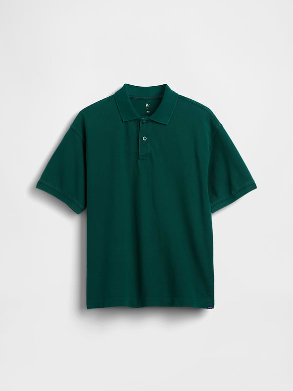 Kids Relaxed Pique Polo Shirt