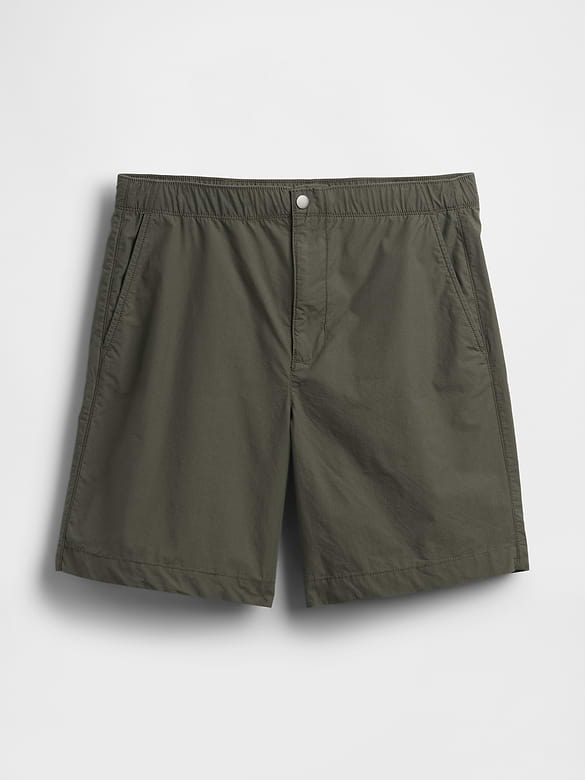 7" Poplin Relaxed Shorts