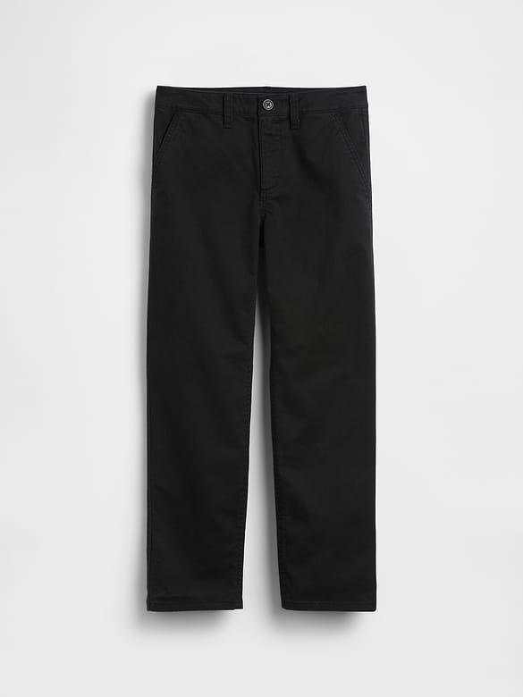 Kids Uniform Stretch Relaxed Straight Khakis