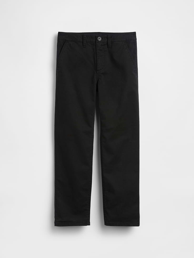 Image number 2 showing, Kids Uniform Stretch Relaxed Straight Khakis