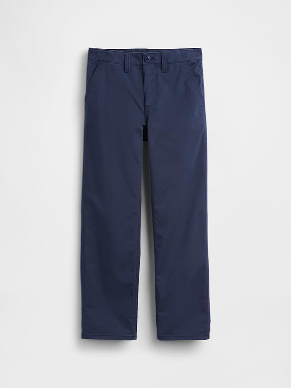 Kids Uniform Stretch Relaxed Straight Khakis