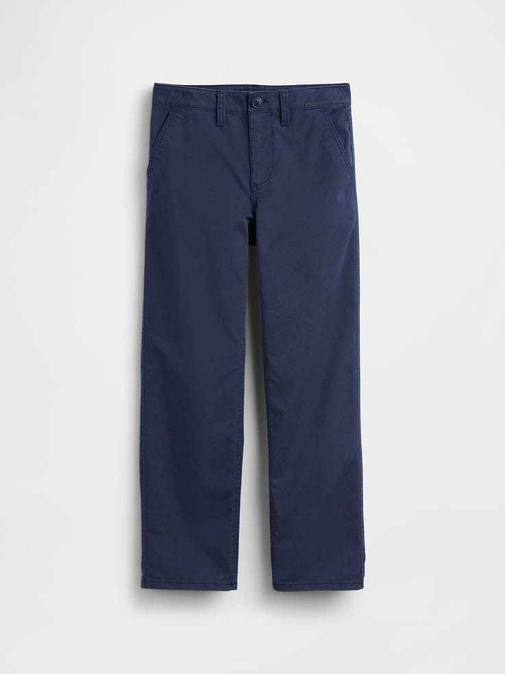 L'image numéro 2 présente Pantalon kaki d’uniforme décontracté et extensible pour Enfant