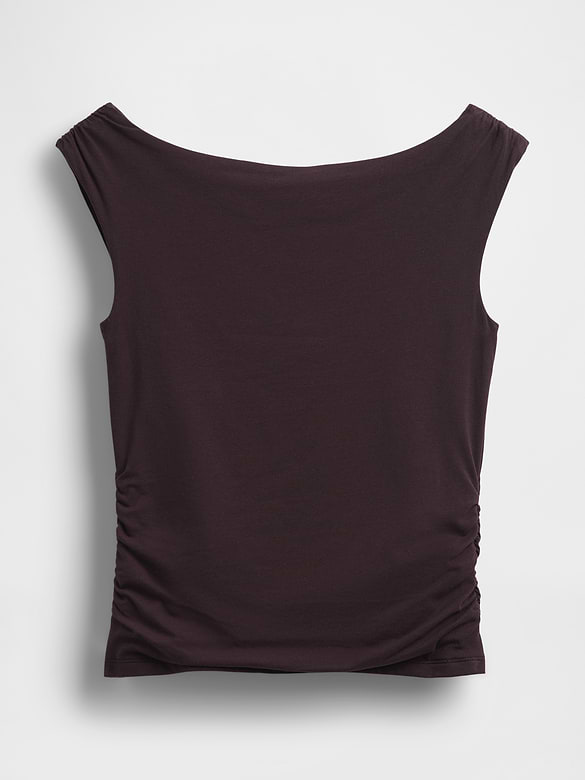CloseKnit Jersey Ruched Crop Top