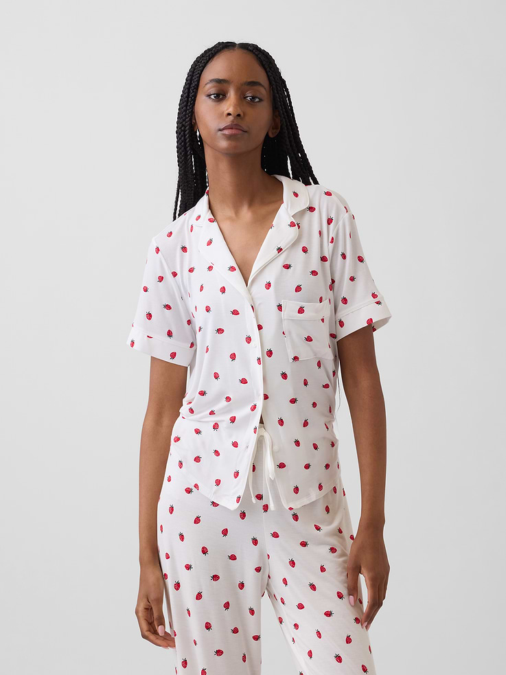 Image number 1 showing, SoftMade Modal PJ Top