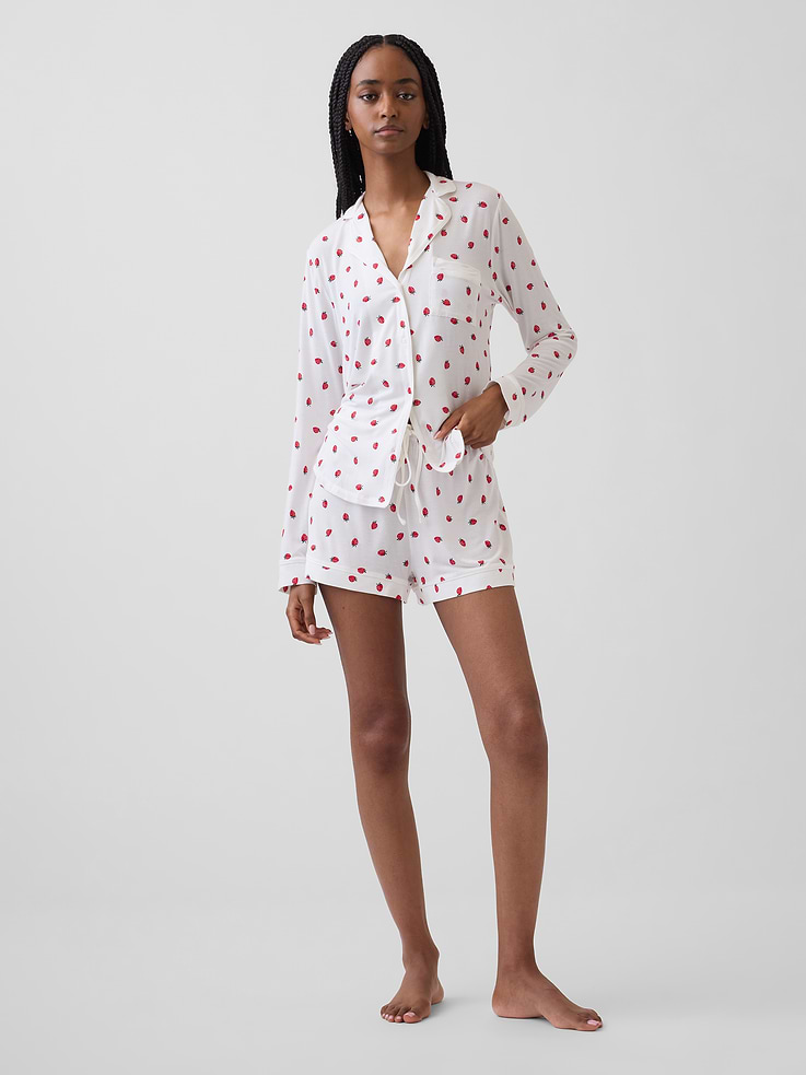 Image number 1 showing, SoftMade Modal PJ Shorts