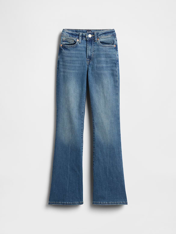 Kids High Rise '70s Flare Jeans