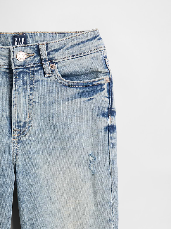 Kids High Rise '70s Flare Jeans