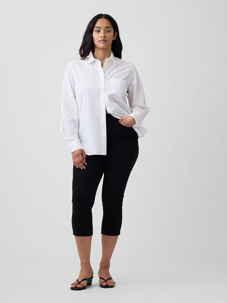 Image number 5 showing, Mid Rise Universal Capri Jeans