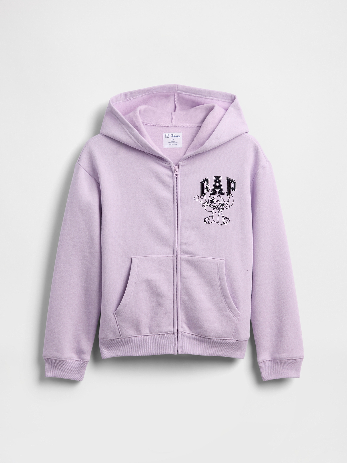 GapKids × Disney Lilo and Stitch Relaxed Zip Hoodie | Gap Factory