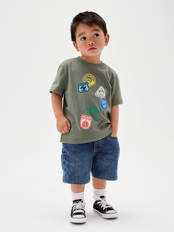babyGap Pull-On Loose Sweatpant Jean Shorts