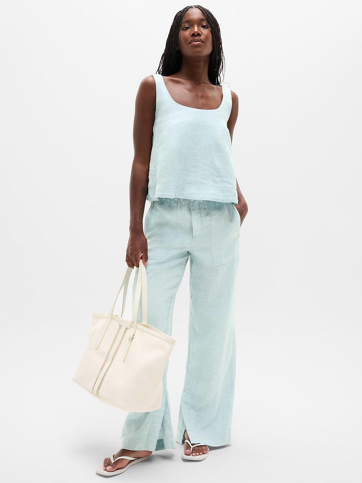 Image number 2 showing, Retreat Linen Tank
