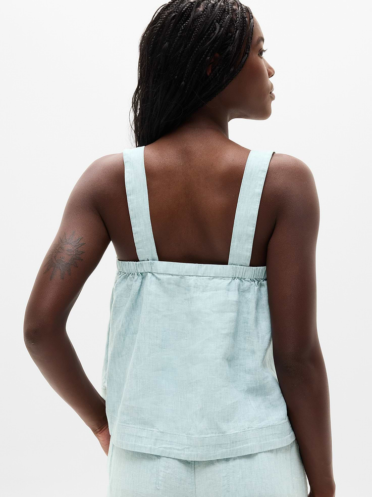 Image number 3 showing, Retreat Linen Tank