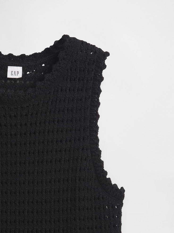 Image number 4 showing, Crochet Shell Tank