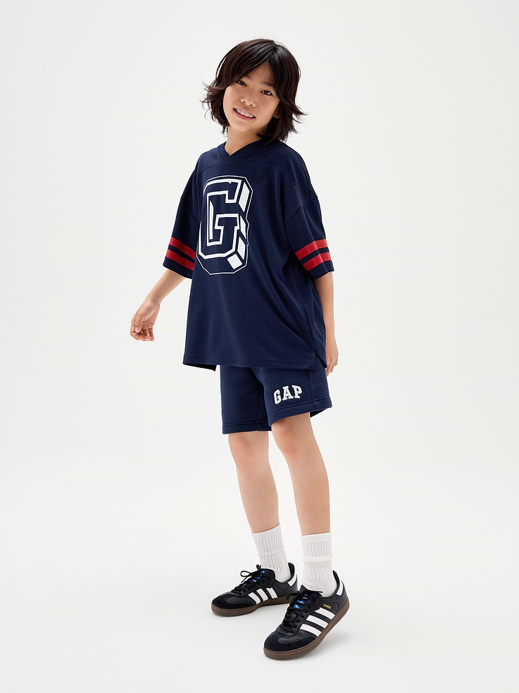 Image number 3 showing, Kids Relaxed Gap Logo Pull-On Shorts