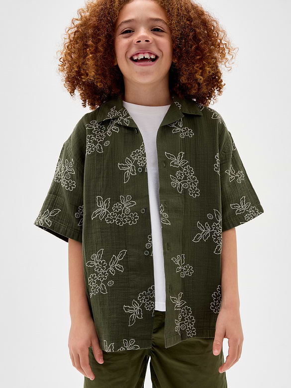 Kids Textured Vacay Shirt